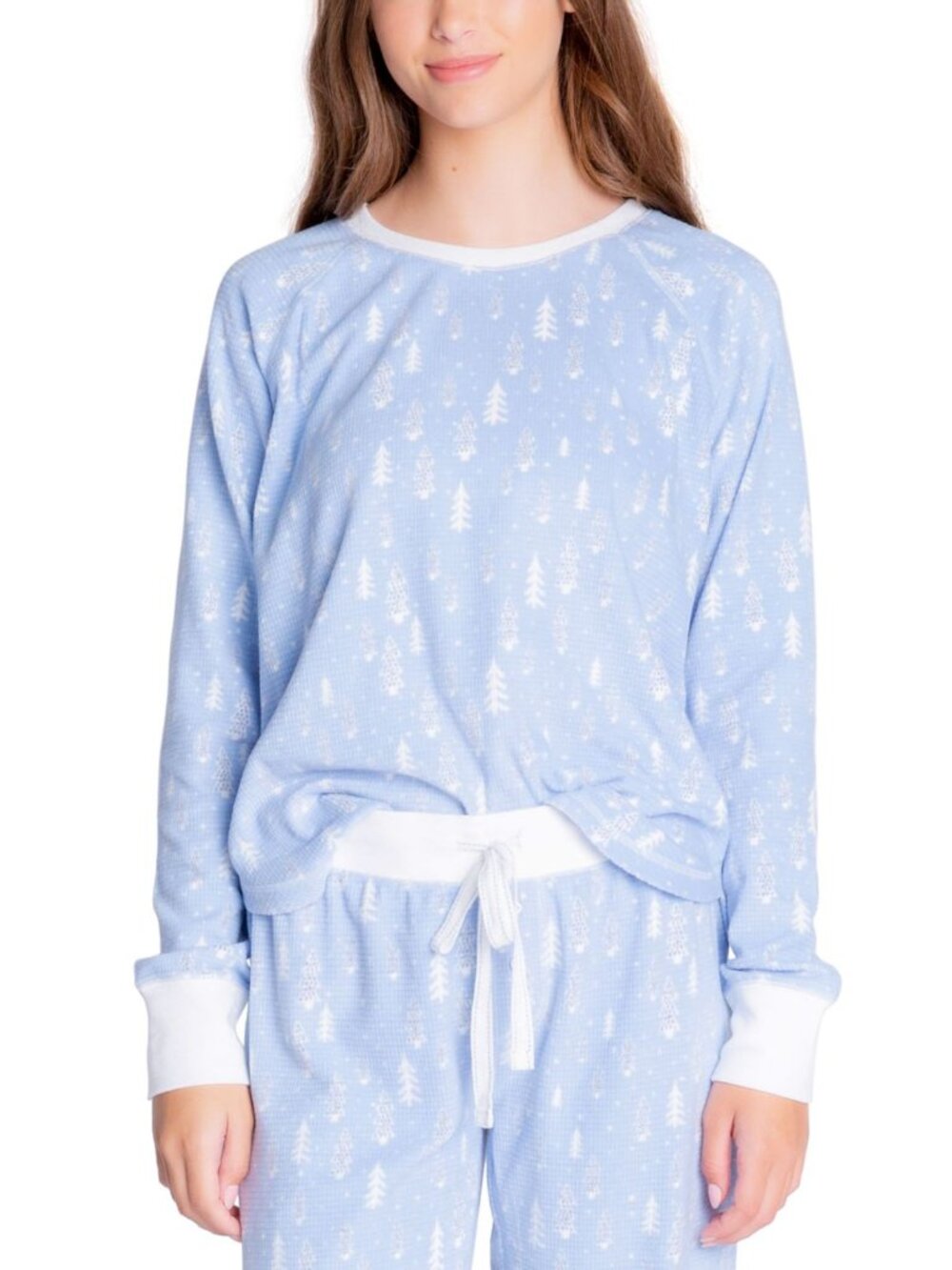 Insomniax Womens Printed Long Sleeve Pajama Top Only,1-Piece